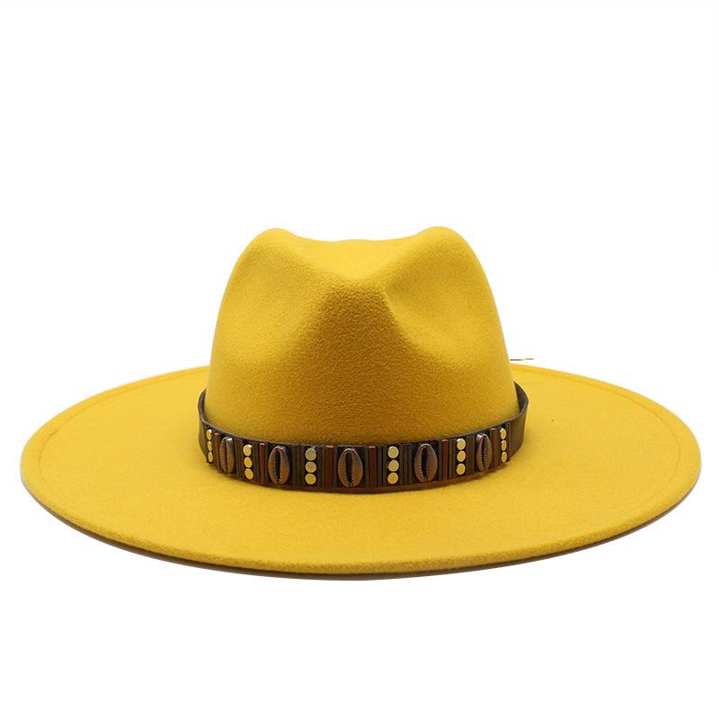 Men'S And Women'S Woolen Top Hats, Jazz Hats