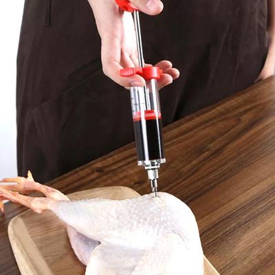 Ago per aromi con ago in acciaio inossidabile Bilancia per alimenti Design Barbecue Marinata per carne di maiale Bistecca Salsa per carne Iniettore Attrezzi da cucina
