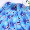 100x150cm 30D Printed Chiffon Ink Chinese Style Fabric Transparent for Sewing Skirt Gauze Scarf Clothing Fabric
