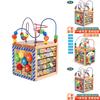 Panda Wooden Bead Maze And Musical Board For Early Childhood Learning