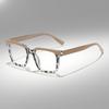 Retro Square Frame Transparent High Definition Anti Blue Light Reading Glasses Men Women Fashion Computer Presbyopia Eyeglasses