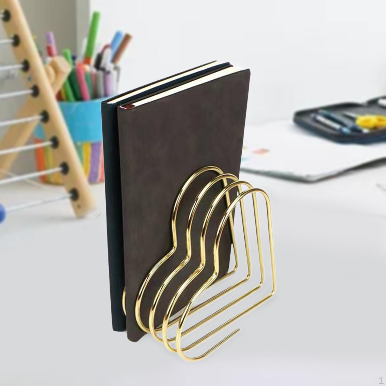 

Стеллаж для хранения книг на столе, офисные принадлежности, портативная, экономящая место полка-фиксатор для золотой