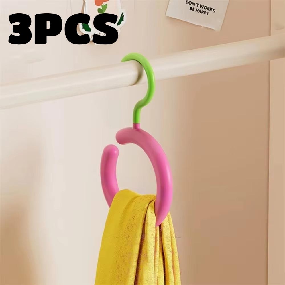 Hat Storage Clothes Hanger Dopamine Hook Hanger Multi-function Hat Hooks for Baseball Caps Bag Scarf Storage Rack Saving Space