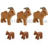 City Animal Zoo Farm MOC Building Block Pig Chicken Sheep Crocodiles Panda Dolphin Elephant Gorilla Fruit Eagle Bricks Toys A31