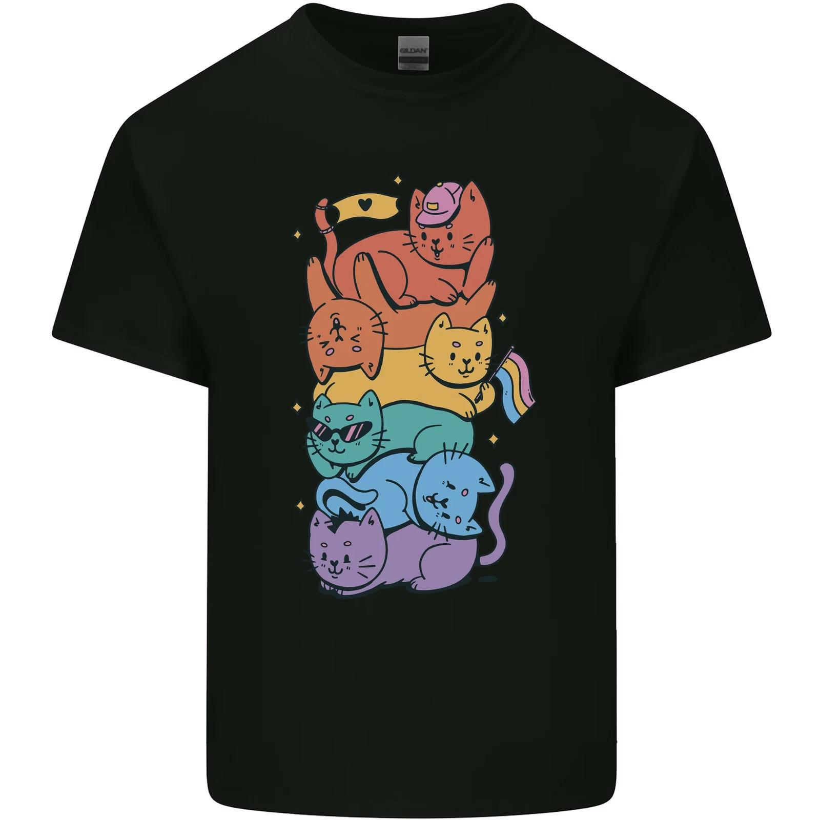 

LGBT Cats Kids T-Shirt Childrens L