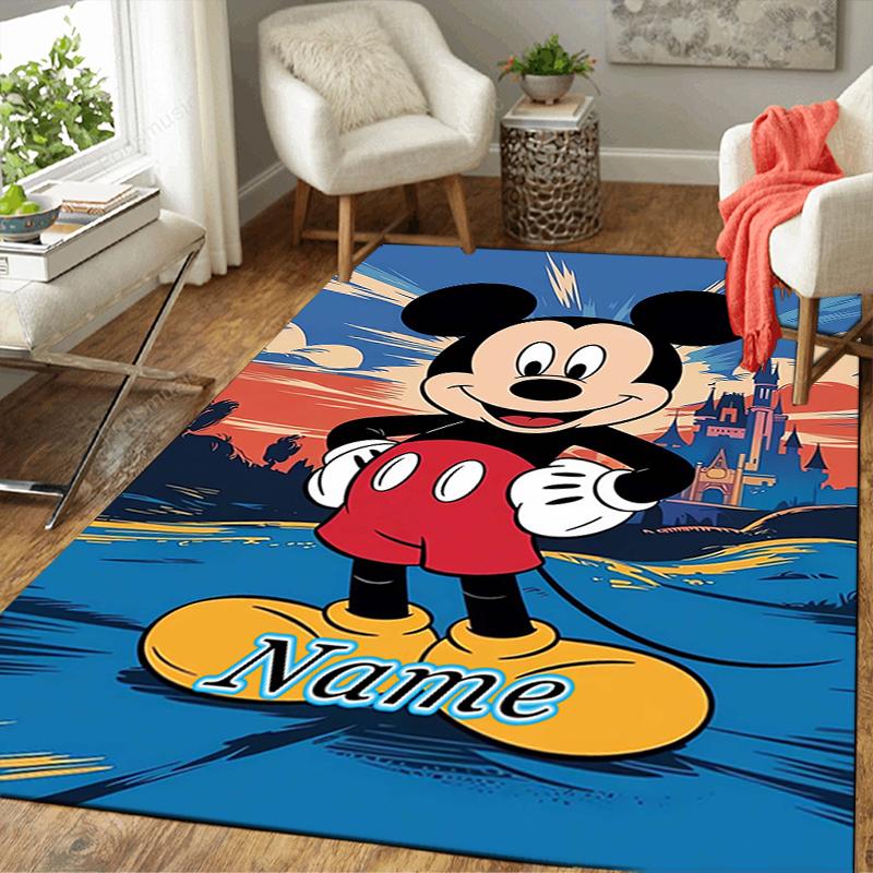 Custom 1Pc Mickey Pluto'S Flea Fight Rug Office Carpet Indoor Outdoor Entrance Doormat Nonslip Soft And Comfortable Living Room D916142