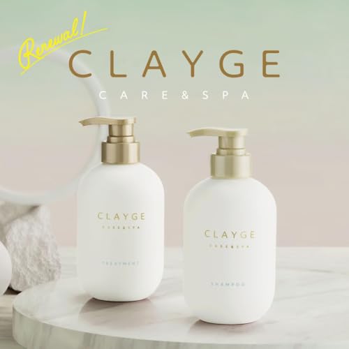 CLAYGE Courreges Shampoo and Treatment SR Clay Scalp Care 500ml (Set of 2)