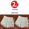 Women's Summer Lace Trim Anti-Exposure Ice Silk Safety Shorts