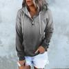 Womens Casual Hoodies Pullover Tops Drawstring Long Sleeve Striped Loose Fit Sweatshirts Tops