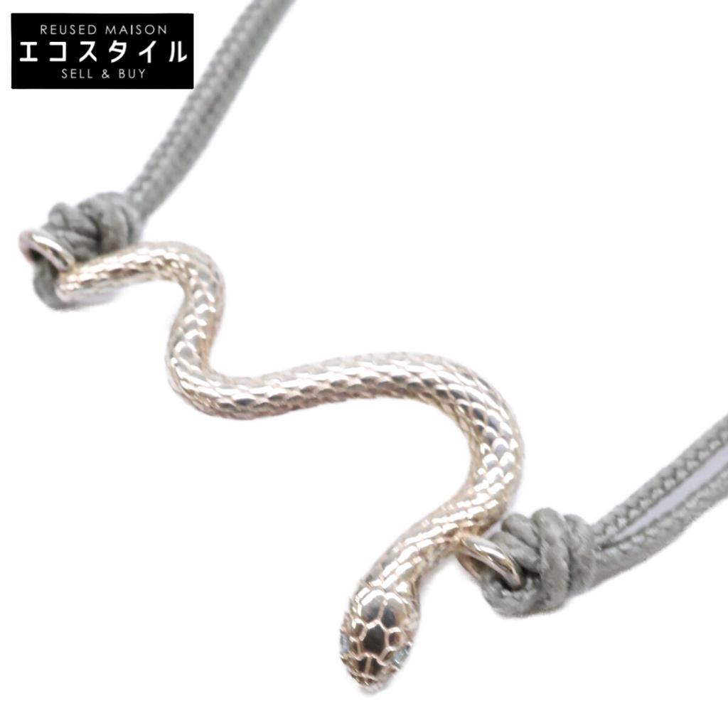 VENDOME AOYAMA VENDOME BOUTIQUE VBSB4067LSBT SV925 Asahiyama Zoo Support Project Japanese Rat Snake Bracelet SilverUsed