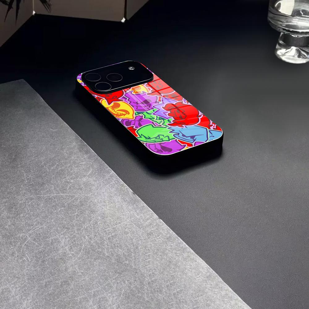Friday Night Funkin Game Phone Case Tempered Glass For IPhone 17 15 16 14 12 13 11 Pro XS Max Plus Mini Cover