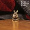 Brass 12 Zodiac Animal Head Sculpture Small Statue Desktop Ornaments Vintage Beast Figurines Mini Lucky Home Decorations Crafts
