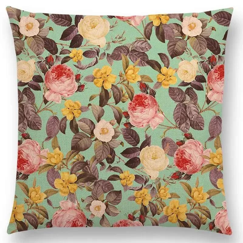 Новейшая многоцветная романтическая мечта абстрактный экзотический цветочный сад классический цветок бабочка джунгли диван накидка подушка чехол 16x16Inch