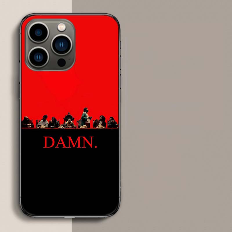 Kendrick Lamar DAMN Phone Case For Iphone 17 Air 15 Pro 14 Plus 16 Pro Max 12 13 Mini 11 16E X XS Cover Cute Fundas