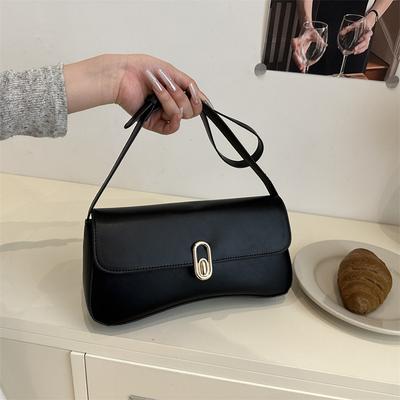 French Personality Trendy Underarm Bag 2025 New Shoulder Bag Fashion Minimalist Style Retro Elegant Foreign Style Handbag