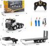 Radio-controlled Heavy Equipment Transport Trailer for Kids, Radio-controlled Trailer, Safety Loader, Multi-functional Construction Vehicle,