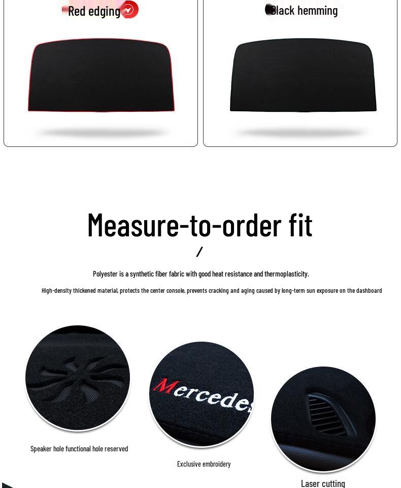 Sunshade & Light-Blocking Mat for New Baojun RC-5 Dashboard & Interior