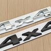 3D Chrome Black Nameplate 4X4 Logo Emblem Car Rear Trunk Sticker Badge for Jeep Grand Cherokee Wrangler Compass Accessories