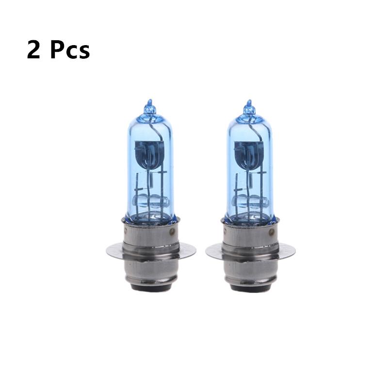5 Pcs /2/1Pc P15D-25-1 DC 12V 35W White Headlight Bulb Lamp For Motorcycle Electric Vehicle