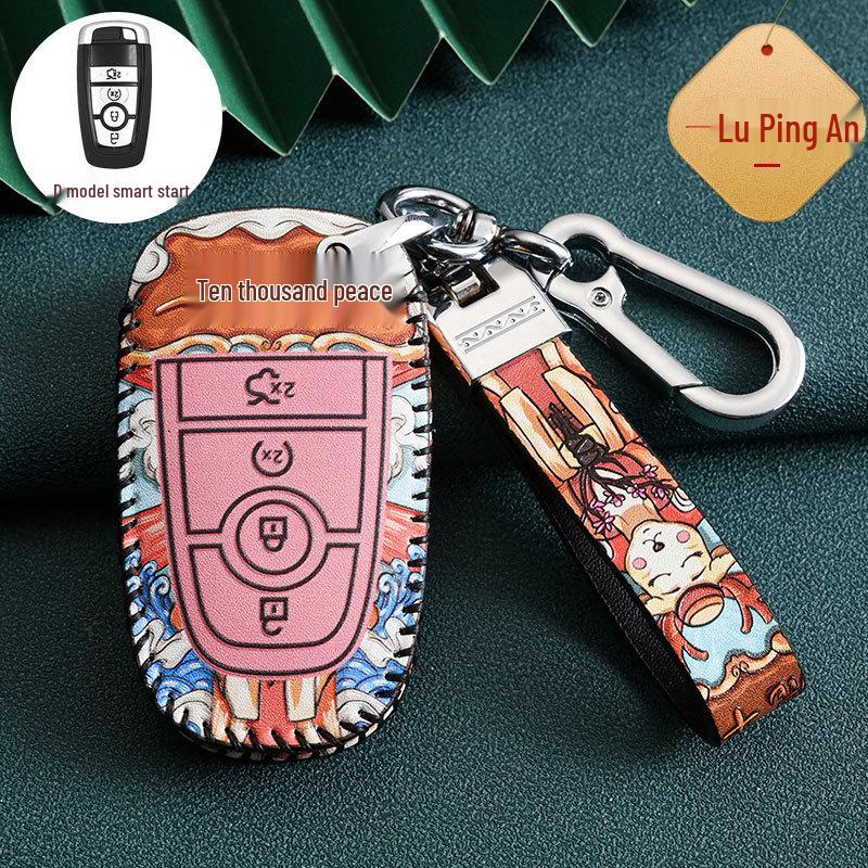 Ford Key Cover for Fiesta, Focus, Kuga, Ecosport, Edge, Mondeo