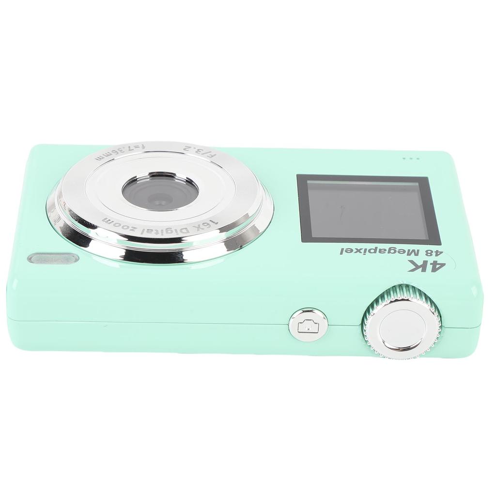 4K Digital Camera 48MP HD Dual Screen 16x Digital Zoom Auto  Selfie Camera for Photography Students Teens