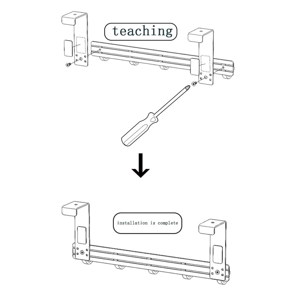 Fashion Door Hook Organizer Convenient Door Hook Rack Durable Space Saving Door Hook Holder For Jackets Backpacks Coat