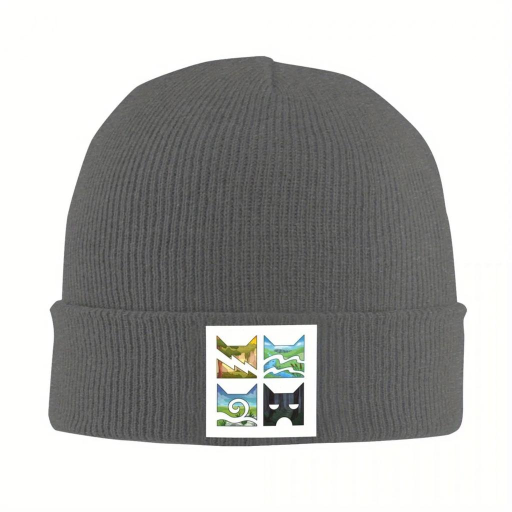 New Classic Four Warriors Warrior Cats Logo Warm Knitted Cap Fashion Bonnet Hat Autumn Winter Outdoor Beanies Hats For Unis