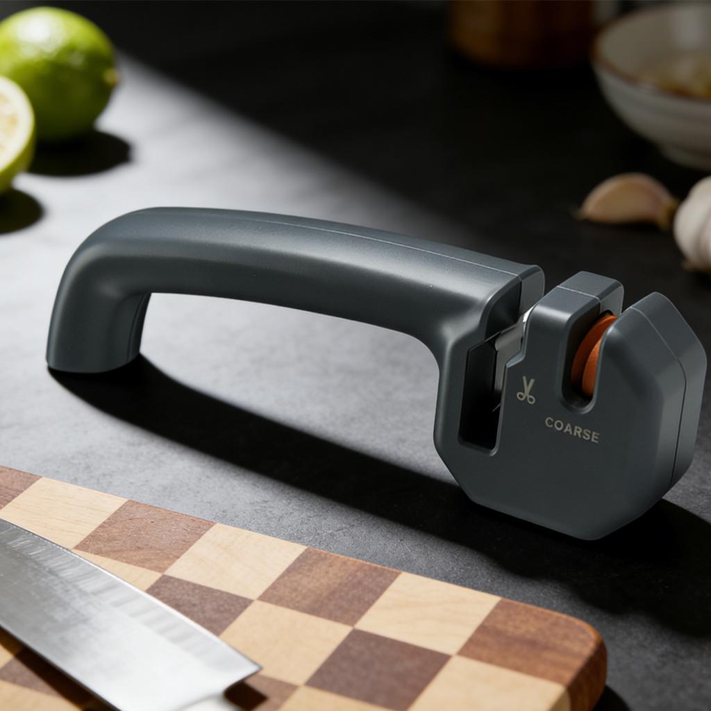 Kitchen Handheld Knife Sharpener 2 In 1 Quick Knife Scissor Sharpening Tool To Repair Restore Polish Blades Knife Sharpening