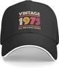 Vintage 1975 Snapback Cap Casual Casquette Adjustable Baseballcaps Men Sports Cap