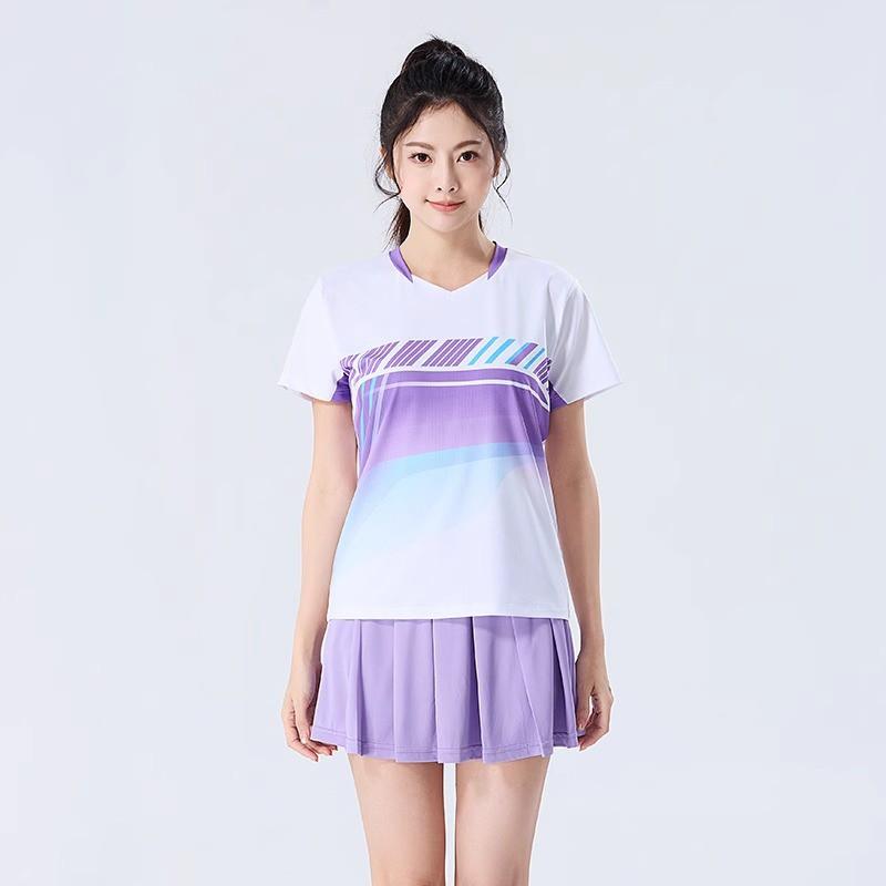 Lightweight Breathable Quick-Dry Sport T-Shirt Badminton Tennis Table Unisex Athletic Wear