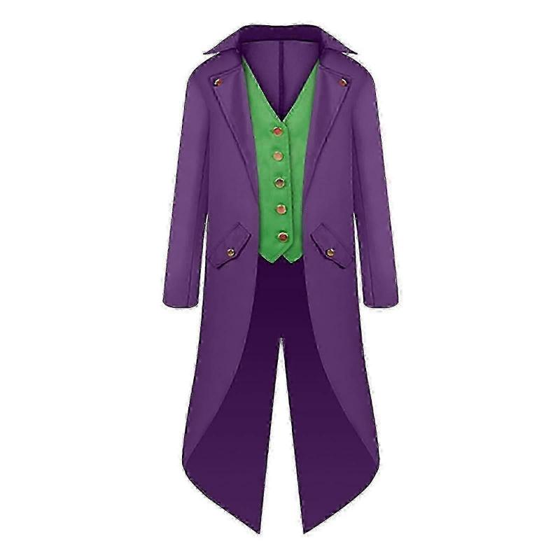 Halloween Eltern-Kind Kleidung Herren Retro Kleidung Kinder Mittellang Punk Retro Smoking - DSW