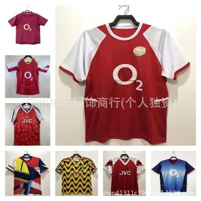 Retro Jersey 0204 Home Away Football Uniform Short-sleeved Fan Version