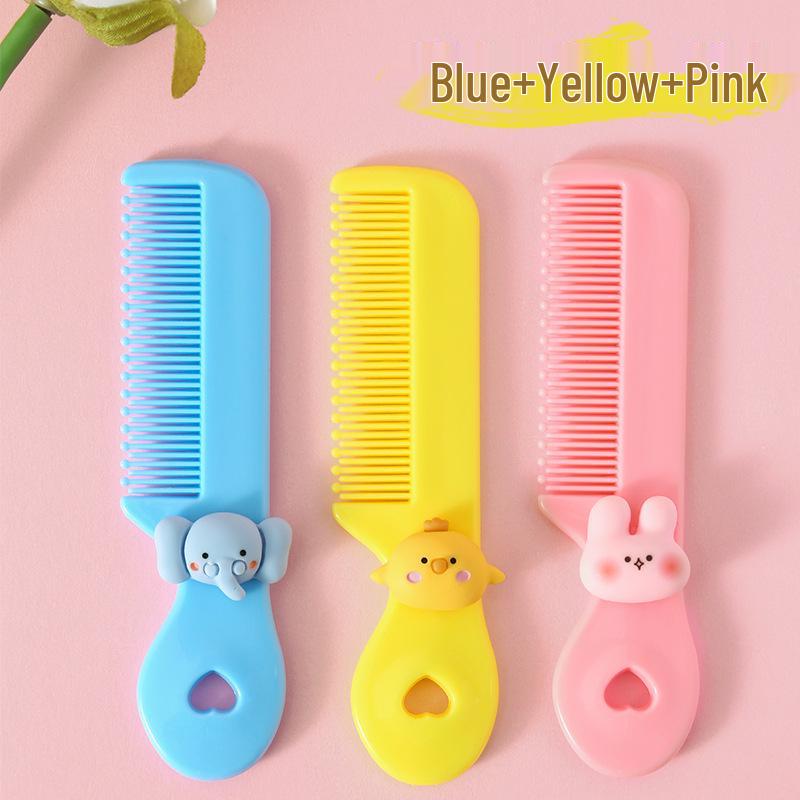 Cute Baby Massage Comb for Infants & Toddlers (0-3 Years) - Portable Hair Care Tool