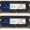 KIT Timetec 32GB (16 GB x 2) Memória RAM DDR4 para Notebook PC 3200MHz (PC4-3200AA) PC4-25600 SODIMM 260 Pinos 1.2V CL22 Não-ECC Não Buffereada para Notebooks, Mini