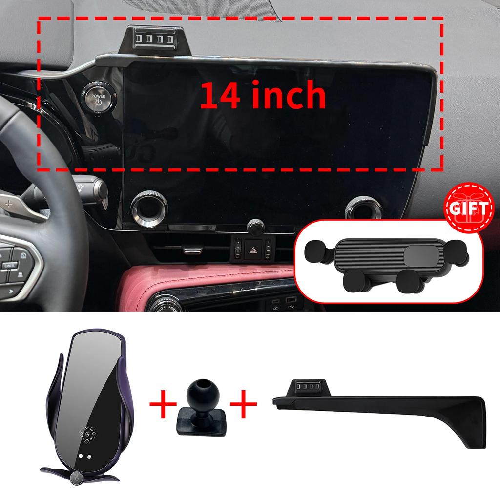 Support de téléphone personnalisé pour Lexus NX 2022 2023 2024-2026 (14 pouces/9,8 pouces), Base d'écran de tableau de bord, sans perceuse
