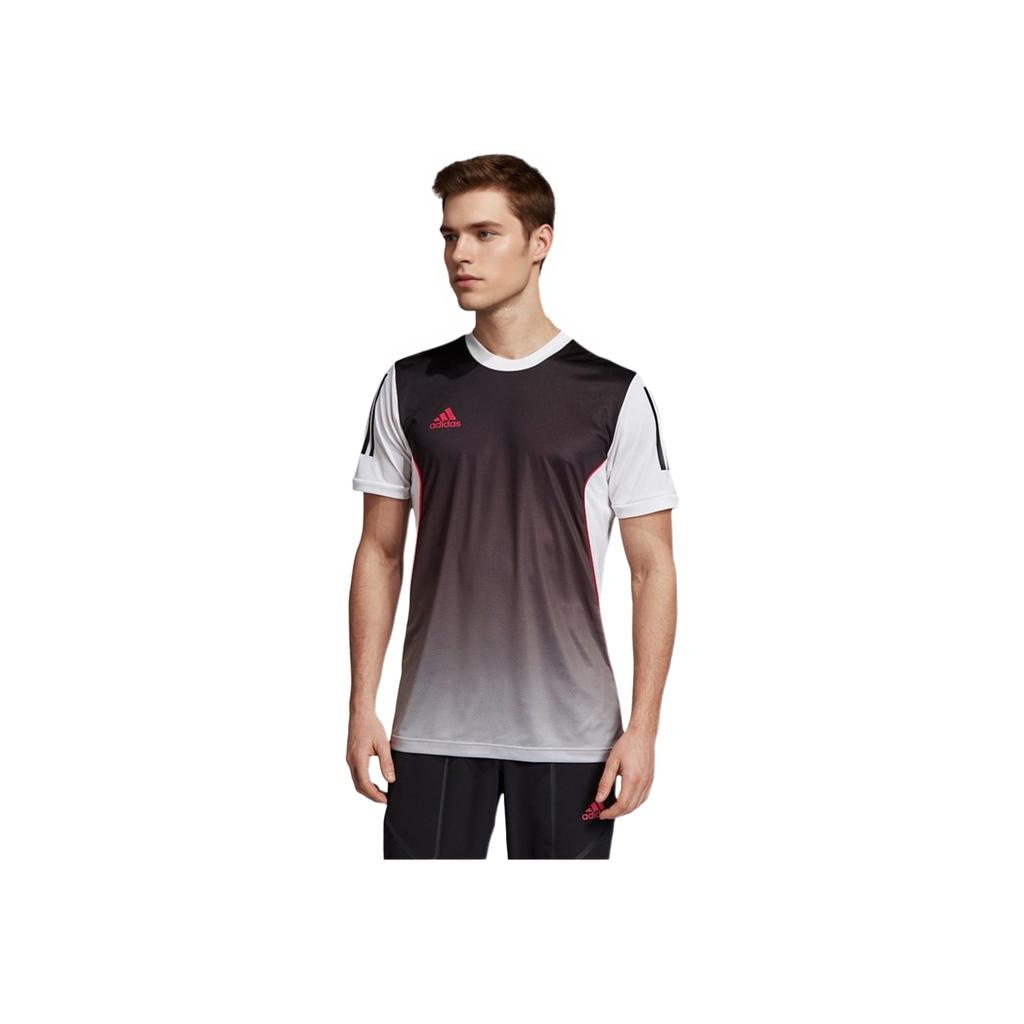 adidas F50 Series X99 Logo Comfortable Casual Short Sleeve Football Shirt Men Tops White EH5761