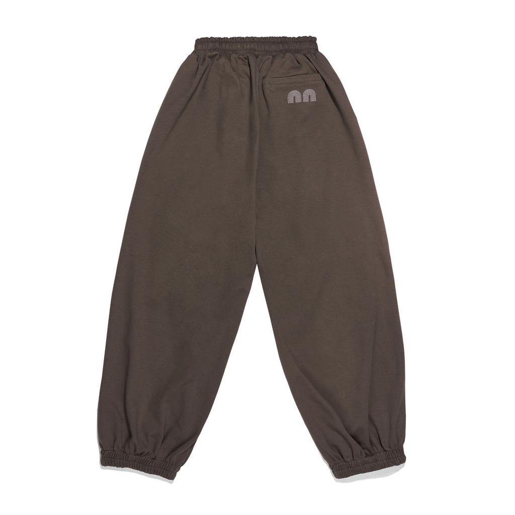 NOT NEW Basic Nn Jogger Sweat Pants Brown