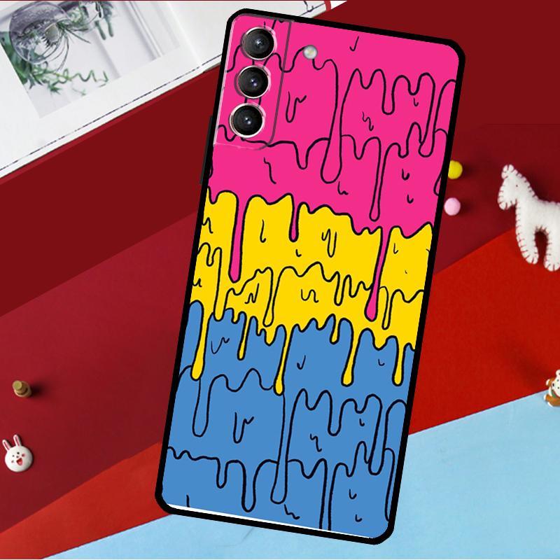 Pastel Kawaii Melting LGBTQ Design Funda For Samsung Galaxy S26 S25 S24 S21 S22 S20 Ultra S9 S10 Plus S23 FE S25 FE Phone Case