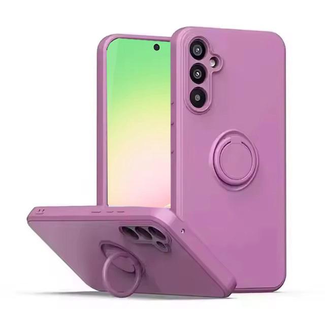 

Ring Holder Magnetic Phone Cases For Samsung Galaxy A57 A37 A56 A36 A55 5G A54 A35 A16 A15 A17 Shockproof Liquid Silicone Cover A53 5G