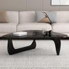 Modern Nordic Glass Coffee Table - Light Luxury Designer Tea Table for Small Living Rooms and Apartments