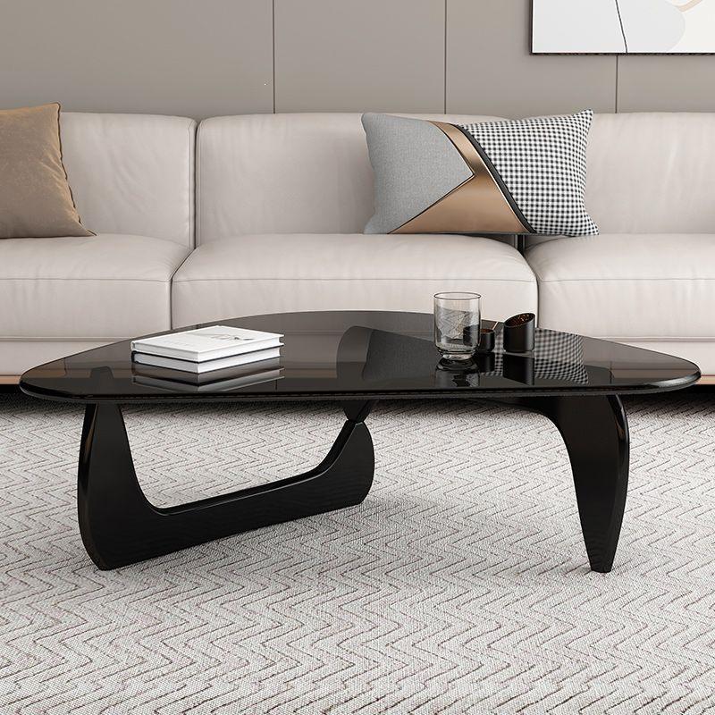Modern Nordic Glass Coffee Table - Light Luxury Designer Tea Table for Small Living Rooms and Apartments