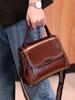 Women's Genuine Leather Crossbody Bag - 2024 Fashion Small Versatile Shoulder Bag with High-End Texture