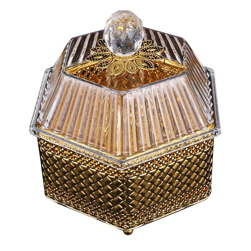 Průhledná akrylová plastová krabička na bonbóny, úložný box, kryt na cukrovinky, svačiny, občerstvení, tác na sušené ovoce, evropský styl