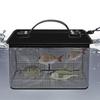 Portable Meshes Fishing Net Storage Cage Floating Fishing Basket Live Fish Protectors Fishing Holder Bucket Easy to Use