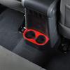 Roter Heck-Getränkehalter-Rahmenabdeckung Zierleisten für 2007-2010 Jeep Wrangler JK