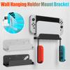 Game Host Wall Holder Mount Universal Fit for NS/for Switch OLED Game Console Storage Rack
