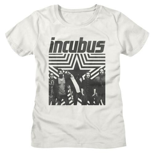 Incubus Star Background Women#039;s TShirt  White Unisex T-Shirt L