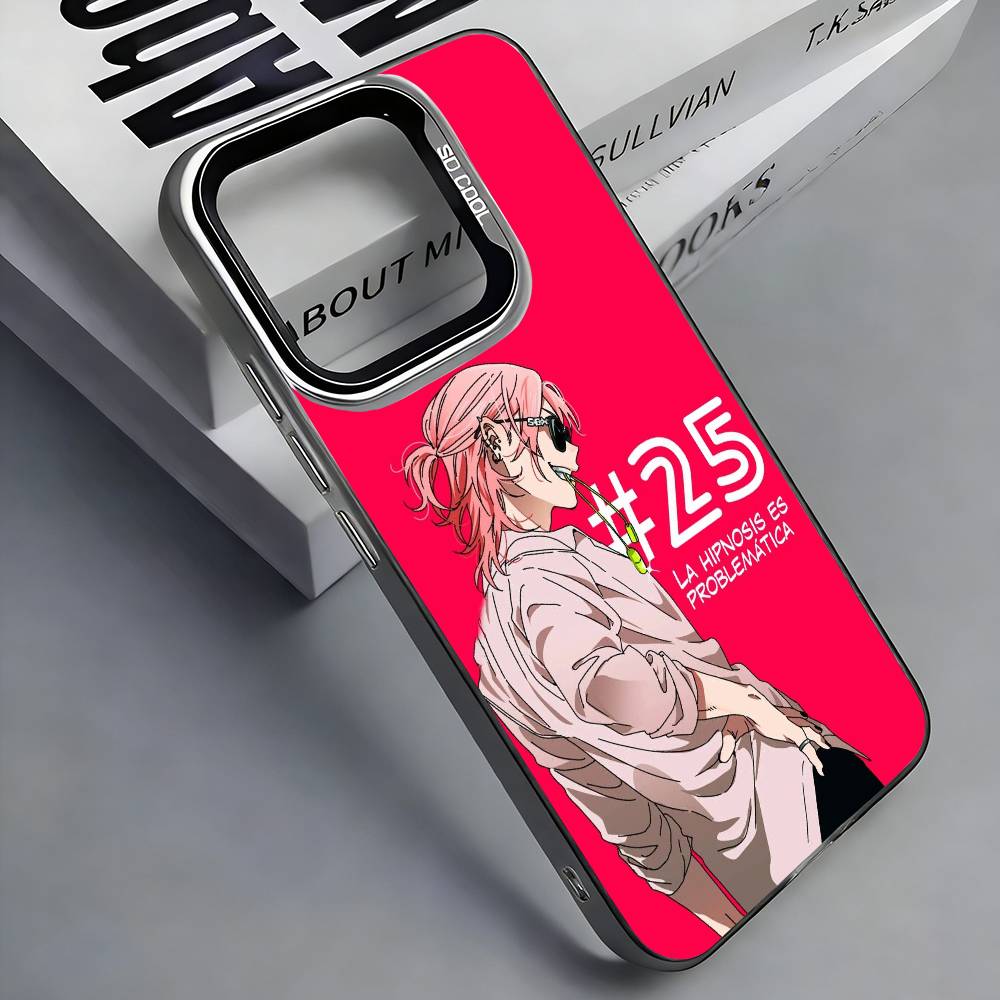 A-Ayato Y-Yuri Y-Yarichin Club Phone Case For iPhone 17,16,15,14,13,12,11 Plus,Pro Max,Colored Silver Phone Case
