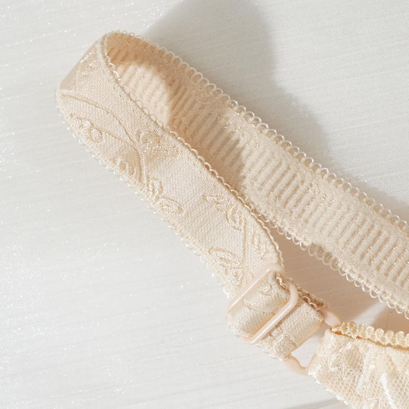 Sutien cu bordură din dantelă de lux de mărime mare, ajustare laterală a sânilor, lenjerie de corp Sutiene subțire de vară, sutien adunat respirabil