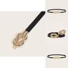 Feminine Slim Faux Leather Belt With Metal Double Ring Buckle For Office And Casual Outfits